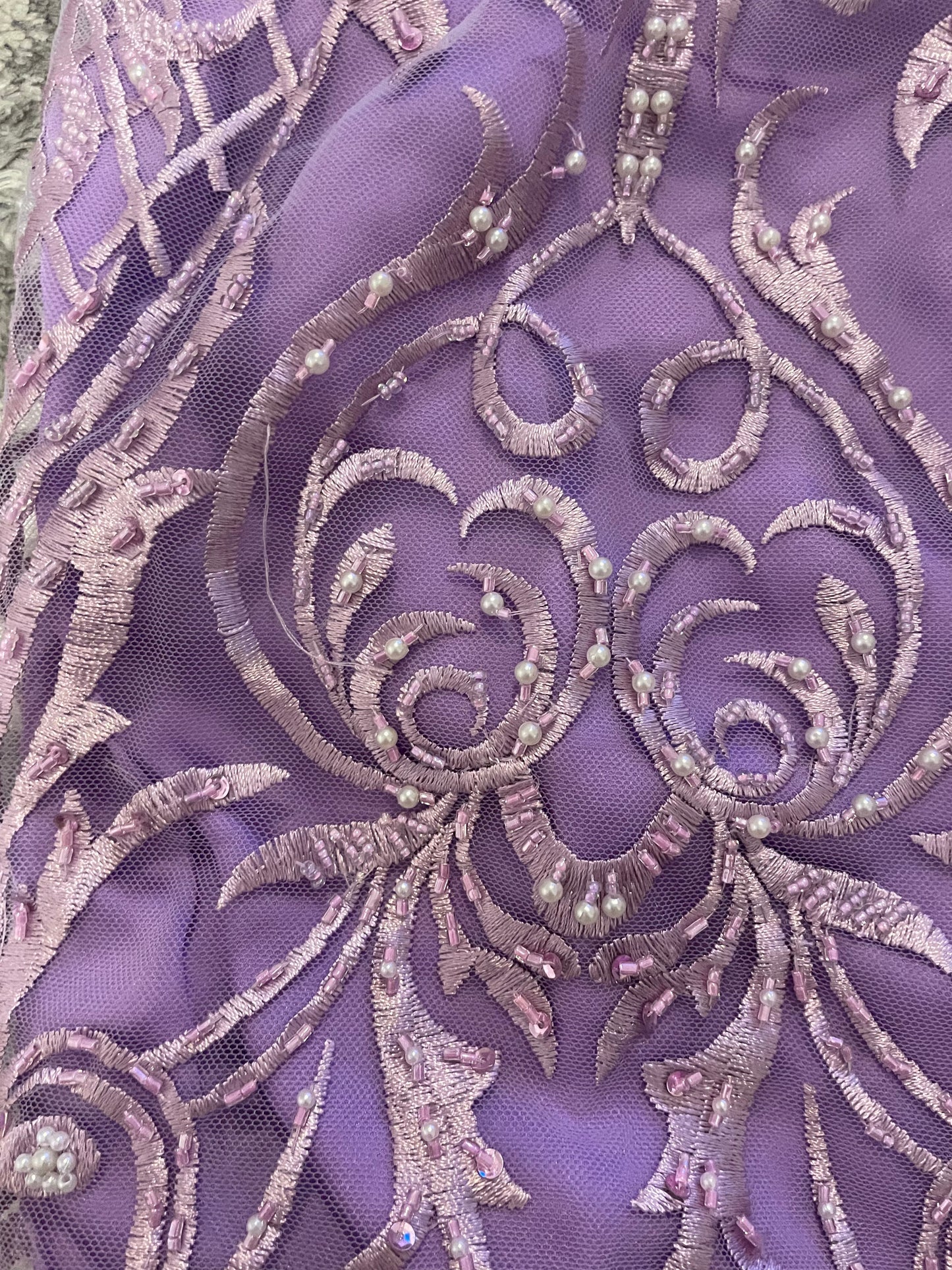 Lilac Cutdana Suit - defect last medium