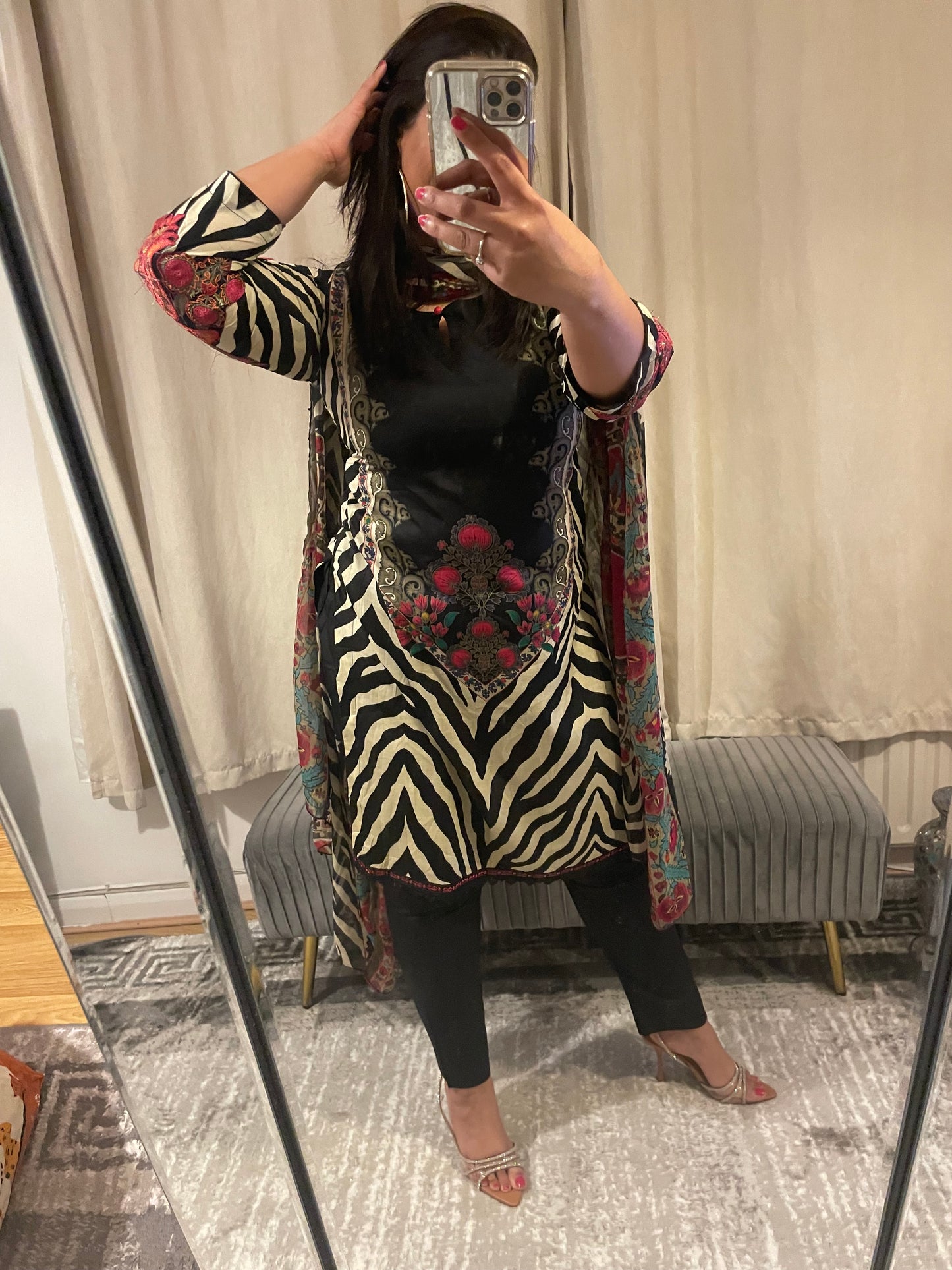 Black Lawn Suit (Sana Safinaz Inspired)